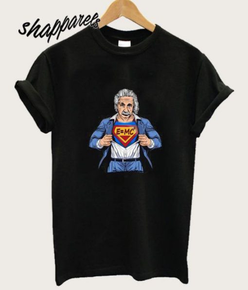 Einstein super hero T Shirt