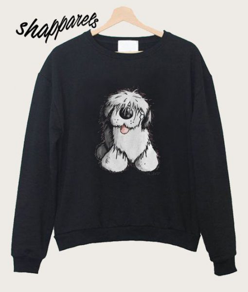 Happy Old English Sheepdog Sweatshirt - shapparels.com