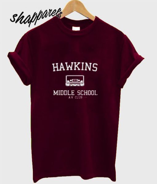 Hawkins Middle School AV Club T shirt