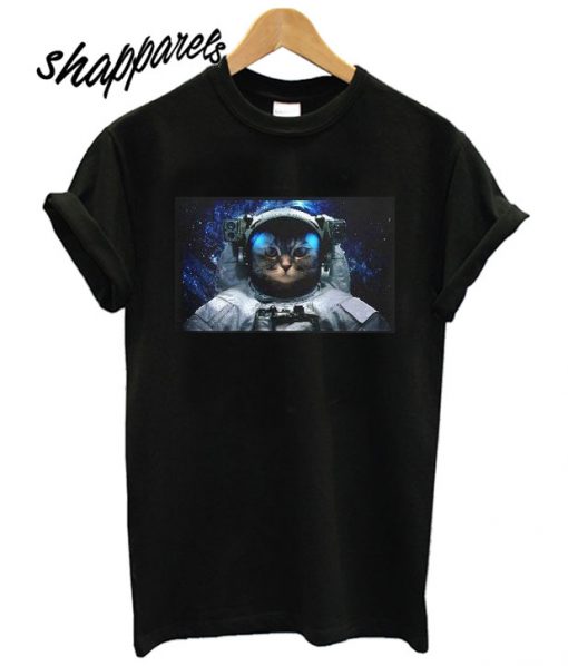 ASTRONAUT SPACE CAT GALAXY T SHIRT