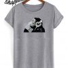 Banksy Monkey Met Glitter Hoofdtelefoon T shirt