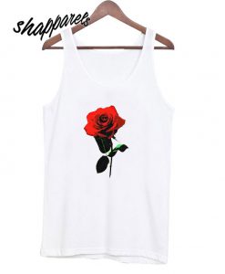 Beauty Red Rose Tank top