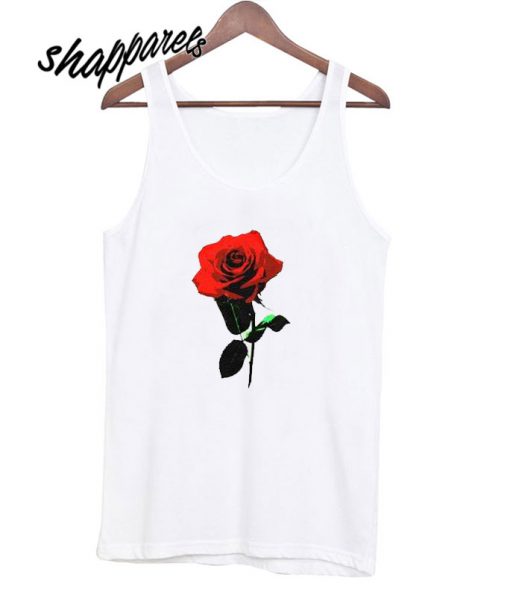 Beauty Red Rose Tank top