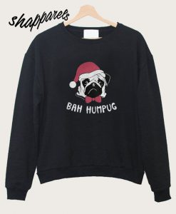 Bulldog Bah Humbug Christmas Sweatshirt