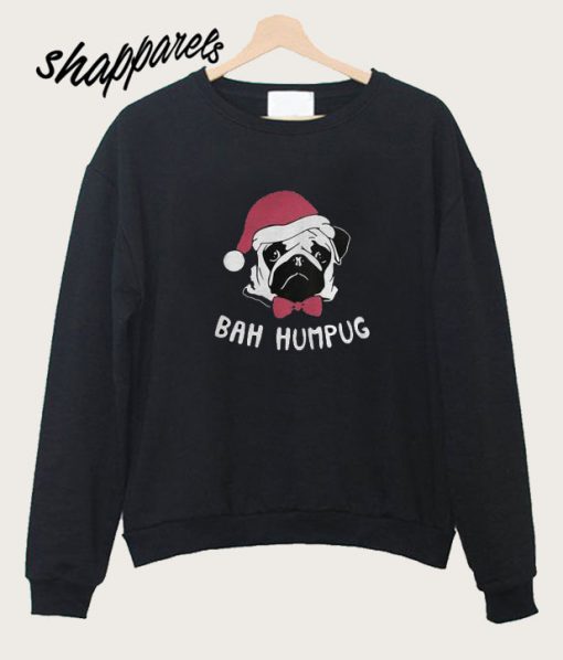 Bulldog Bah Humbug Christmas Sweatshirt