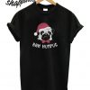 Bulldog Bah Humbug Christmas T shirt