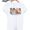 Cat Space Nasa T shirt