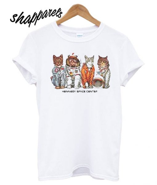 Cat Space Nasa T shirt