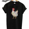 Chicken Light Christmas T shirt