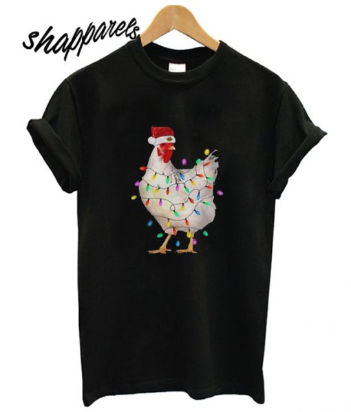 Chicken Light Christmas T shirt