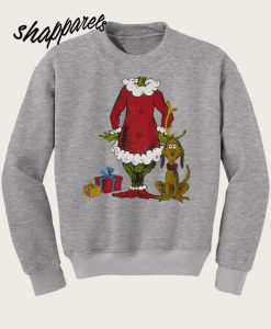 Chirsmas Grinch Dr. Suess n Max Dog Sweatshirt