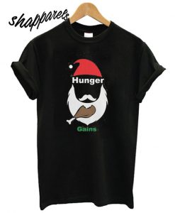 Christmas Hunger Gains Santa T shirt