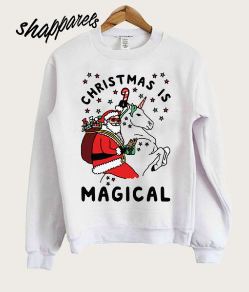 Christmas Is Magical Mens Sweatshirt