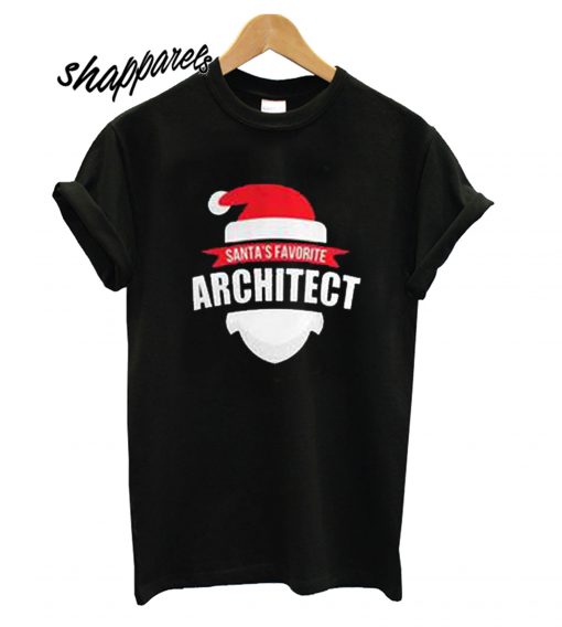 Christmas Santafave architect T shirt