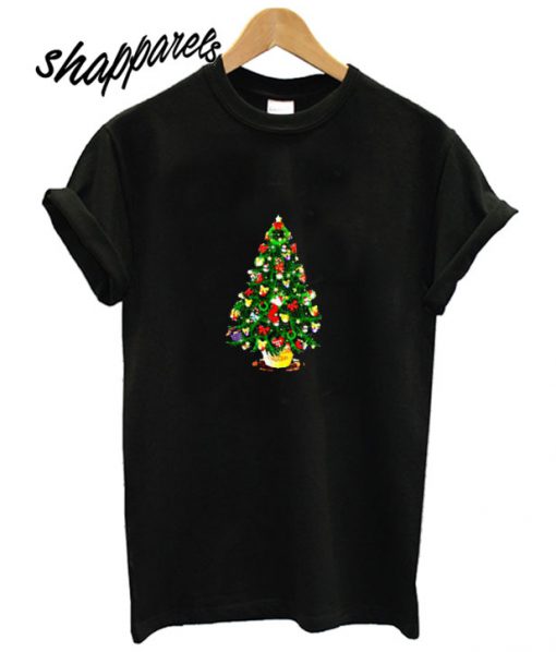 Christmas Tree Led T shirt