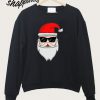 Cool Xmas Hipster Santa Claus Sweatshirt