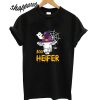 Cow Skull Sugar Flowers Roses Helloween T shirt