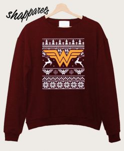 DC Superhero Wonder Woman Christmas Sweatshirt