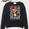 Dabbing Monkey Dab Santa Hat Sweatshirt