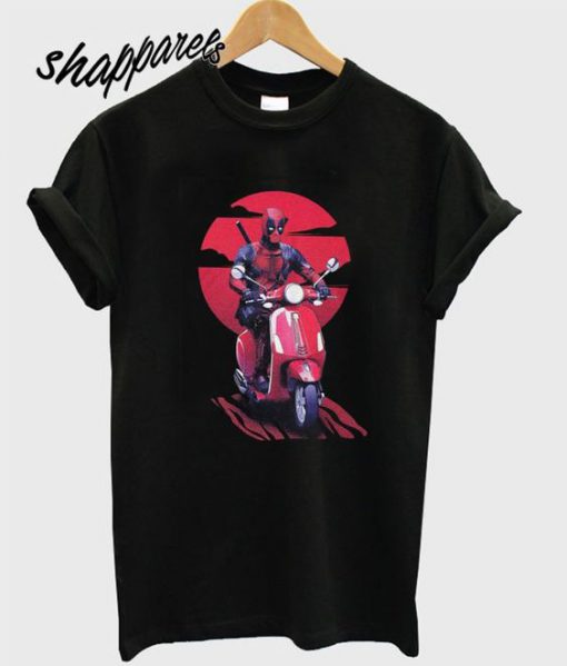 Deadpool Vespa T shirt