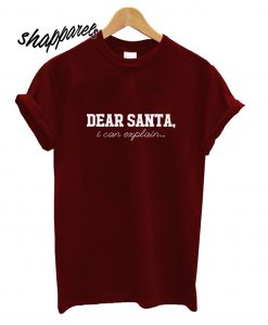 Dear Santa T shirt