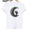 Digging The Moon Design T Shirt