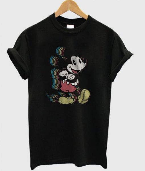 Disney Mickey Mouse Rainbow T Shirt