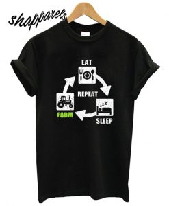 Eat Sleep farm T shirt