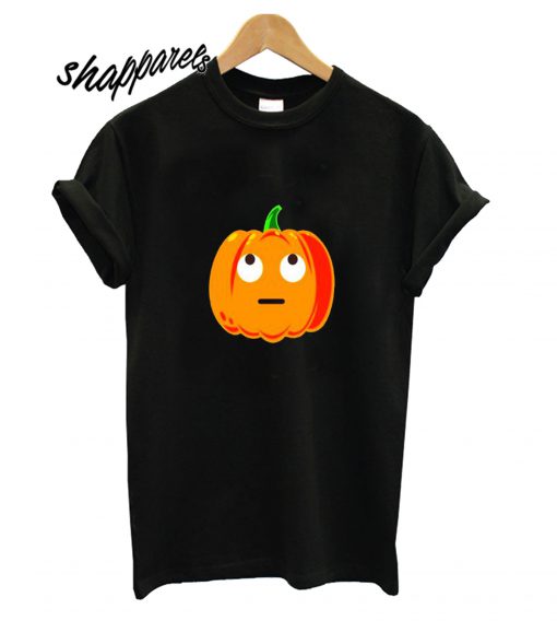 Eyes Looking Up Halloween Emoji Costume T shirt