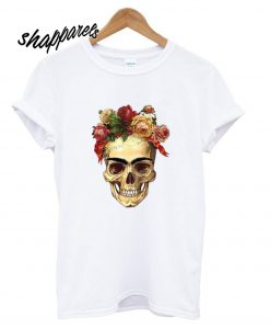 Frida Kahlo Sugar Skull T shirt