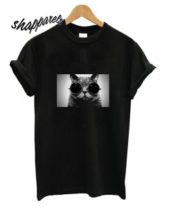 Hipster Cat T shirt