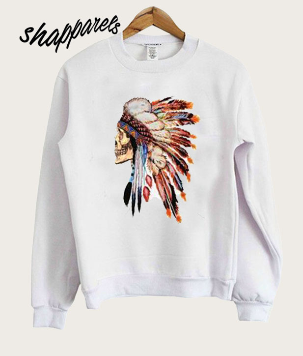 Indian Skull Sweatshirt