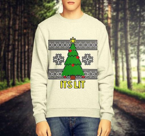 It's Lit Christmas Sweatshirt