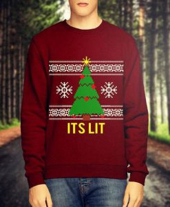 It's Lit Christmas Sweatshirt