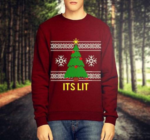 It's Lit Christmas Sweatshirt