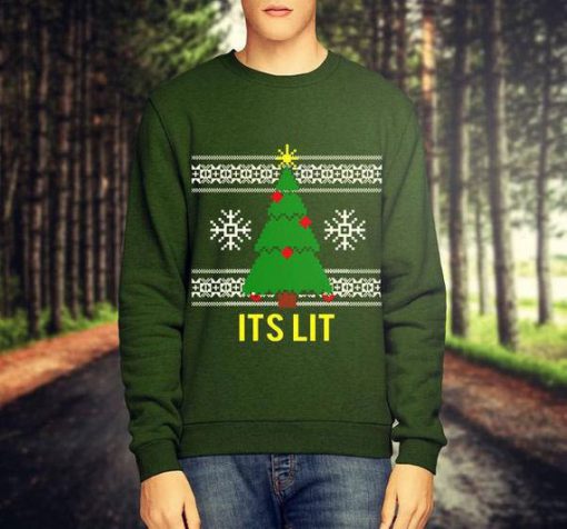 It's Lit Christmas Sweatshirt