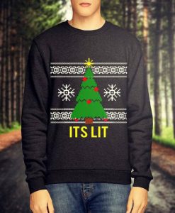 It's Lit Christmas Sweatshirt