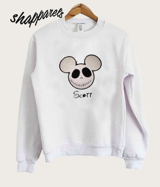 Jack Skellington Mickey Sweatshirt