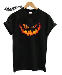 Jackolantern Pumpkin Face Scary Halloween T shirt