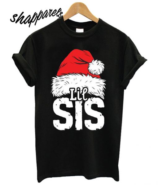 Little Sister Christmas Santa T shirt