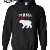Mama Bear With Santa Hat Hoodie