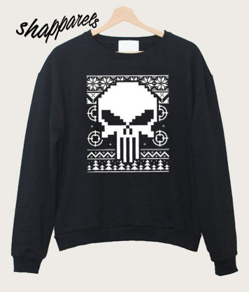 Marvel Superhero Punisher Christmas Sweatshirt