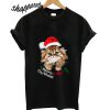 Meowy Christmas Funniest Cat T shirt