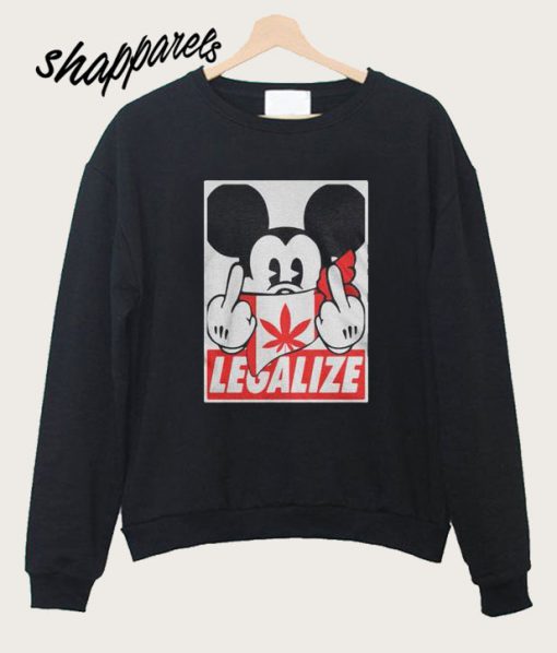 Mickey Canada Legalize Sweatshirt