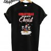 Mickey -Christmas Begins With Christ T shirt