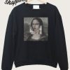 Mona Lisa Lollipop Lips Sweatshirt