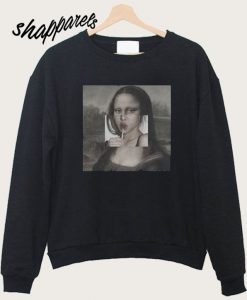 Mona Lisa Lollipop Lips Sweatshirt