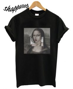 Mona Lisa Lollipop Lips T shirt