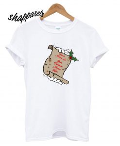 Naughty Christmas Vintage T shirt