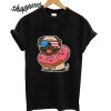 Pug Donut USA T shirt